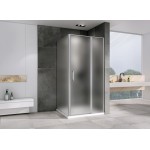 Душевой уголок Abber Sonnenstrand 120х90х195 распашная матовое стекло профиль хром AG04120MS-S90M