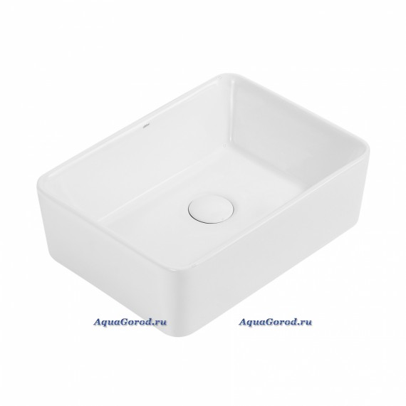 Раковина накладная Abber Rechteck 485х375х135 прямоугольная белый AC2212