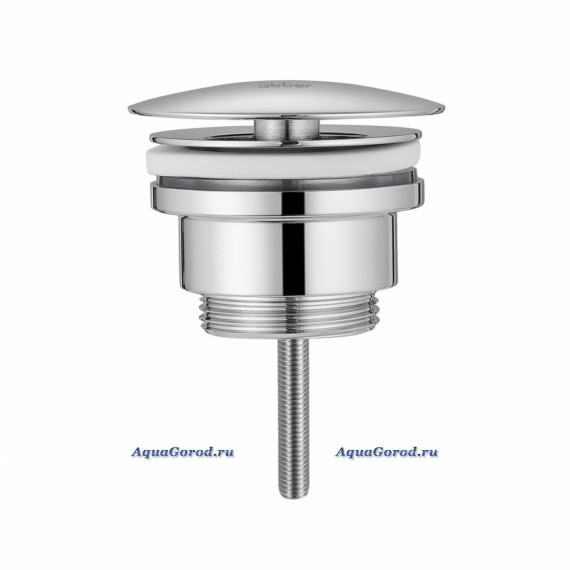 Донный клапан для раковины Abber без перелива фиксированный хром AF0012