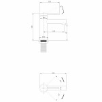 Смеситель для раковины Abber Emotion хром AF8610