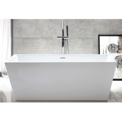 Акриловая ванна Abber 150х80х60 см белая AB9224-1.5