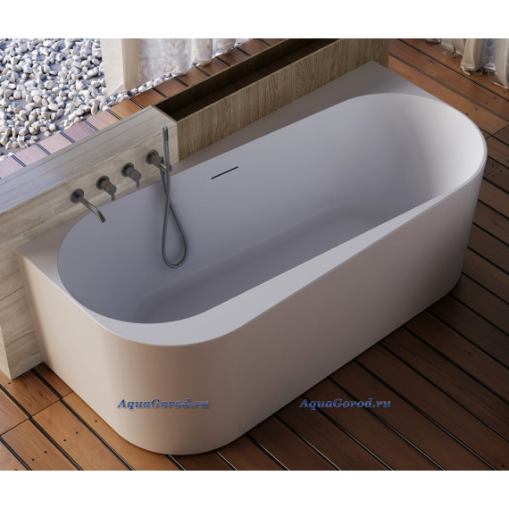 Акриловая ванна Abber 150х75х58 см белая AB9494-1.5