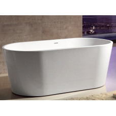 Акриловая ванна Abber 130х70х60 см белая AB9203-1.3