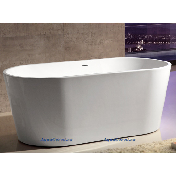Акриловая ванна Abber 130х70х60 см белая AB9203-1.3