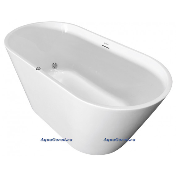 Акриловая ванна Abber 140х70х60 см белая AB9203-1.4 LED