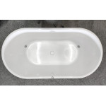 Акриловая ванна Abber 140х70х60 см белая AB9203-1.4 LED