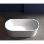 Акриловая ванна Abber 170х80х60 см белая AB9209
