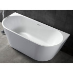 Акриловая ванна Abber 150х80х60 см белая AB9216-1.5