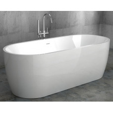 Акриловая ванна Abber 1755х800х600 мм белая AB9219