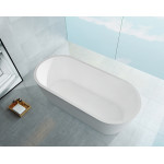 Акриловая ванна Abber 1755х800х600 мм белая AB9219