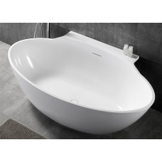 Акриловая ванна Abber 172х103х62 см белая AB9237