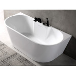 Акриловая ванна Abber 150х80х60 см белая AB9296-1.5