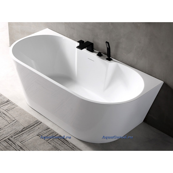 Акриловая ванна Abber 150х80х60 см белая AB9296-1.5