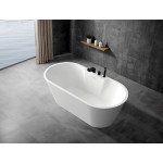 Акриловая ванна Abber 160х70х60 см белая AB9299-1.6