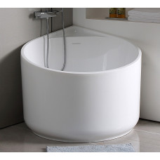 Акриловая ванна Abber 95х95х76 см белая AB9305