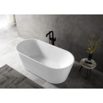Акриловая ванна Abber 150х75х60 см белая AB9320-1.5