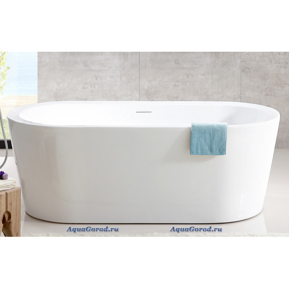 Акриловая ванна Abber 170х80х60 см белая AB9345-1.7