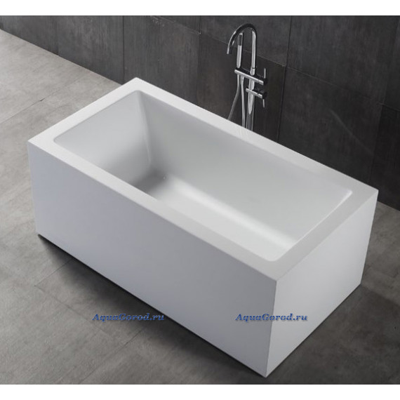 Акриловая ванна Abber 160х80х60 см белая AB9406-1.6