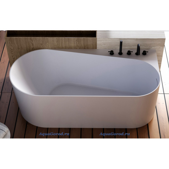 Акриловая ванна Abber 150х75х58 см правая белая AB9496-1.5 R