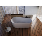 Акриловая ванна Abber 150х75х58 см правая белая AB9496-1.5 R