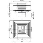 Сливной трап AlcaPlast APV1324