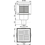 Сливной трап AlcaPlast APV6411