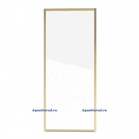 Боковая стенка Niagara Nova 80х195 прозрачное стекло профиль золото NG-A80G