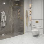 Душевая перегородка Niagara Nova 120х195 прозрачное стекло профиль золото NG-643-12GOLD