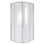 Душевое ограждение Niagara Nova 80х80х195 рифленое стекло профиль хром NG-3625-34