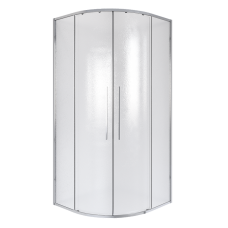 Душевое ограждение Niagara Nova 80х80х195 рифленое стекло профиль хром NG-3625-34