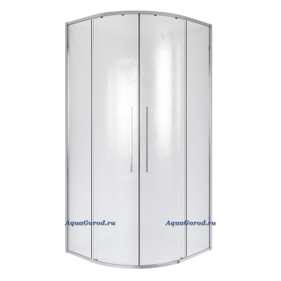 Душевое ограждение Niagara Nova 80х80х195 рифленое стекло профиль хром NG-3625-34