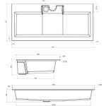 Раковина Aquanet Фортуна прямоугольная белая 100х45 см 222717