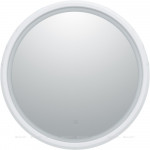 Зеркало Aquanet Дакар 80 с LED подсветкой круглое белый глянец 241820