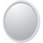 Зеркало Aquanet Дакар 80 с LED подсветкой круглое белый глянец 241820
