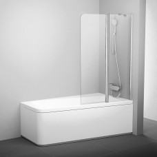Шторка для ванны Ravak 10CVS2-100 правая, блестящий профиль, прозрачное стекло 7QRA0C03Z1
