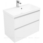 Тумба под умывальник Aquanet Гласс 80 белая 238361 Тумба под умывальник Aquanet Гласс 80 белая 238361