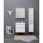 Тумба под умывальник Aquanet Гласс 80 белая 238361 Тумба под умывальник Aquanet Гласс 80 белая 238361