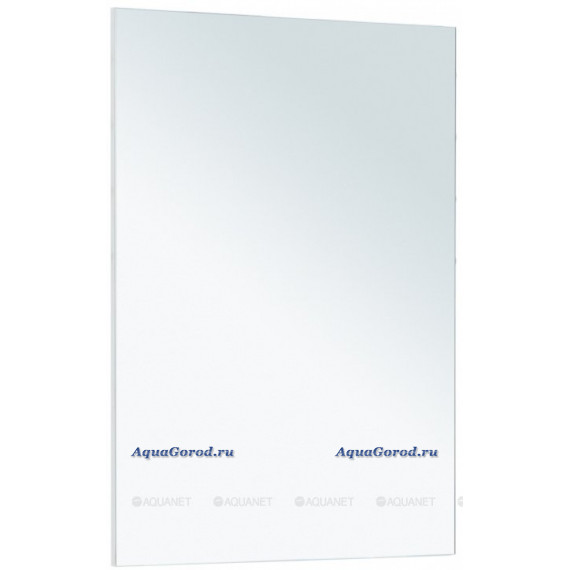 Зеркало Aquanet Lino 60 прямоугольное белое матовое 253905