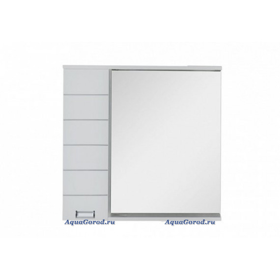 Зеркало-шкаф Aquanet Доминика 90 R LED правый белый 00176571