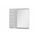 Зеркало-шкаф Aquanet Доминика 90 R LED правый белый 00176571