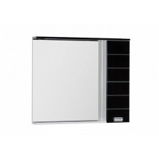 Зеркало-шкаф Aquanet Доминика 100 LED черный 00171923