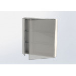 Зеркало-шкаф Aquanet Эвора 80 серый антрацит 00184026