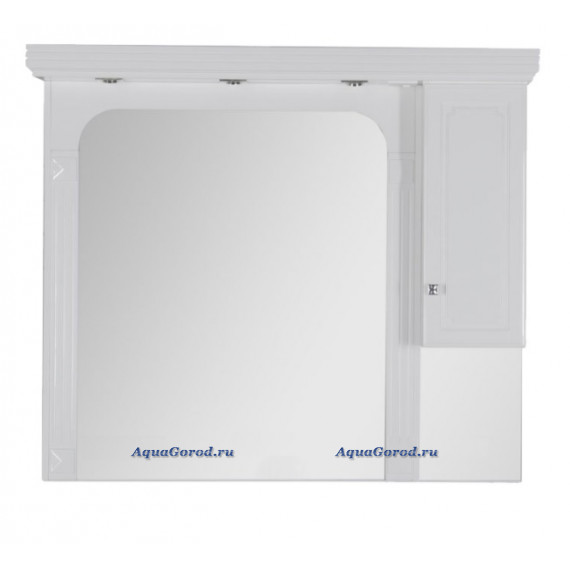 Зеркало-шкаф Aquanet Фредерика 140 белый 00171012