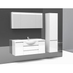 Тумба под умывальник Aquanet Лайн 120 белая 00164938