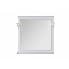 Зеркало Aquanet Валенса 110 белый, краколет серебро 00180149