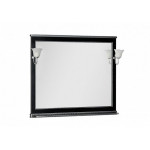 Зеркало Aquanet Валенса 100 черный, краколет серебро 00180297