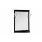Зеркало Aquanet Валенса 70 черный, краколет серебро 00180298