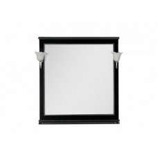 Зеркало Aquanet Валенса 80 черный, краколет серебро 00180299