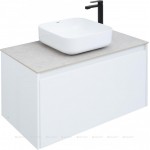Тумба под умывальник Aquanet Nova Lite 90 белый глянец 1+1 ящик 242257 Тумба под умывальник Aquanet Nova Lite 90 белый глянец 1+1 ящик 242257