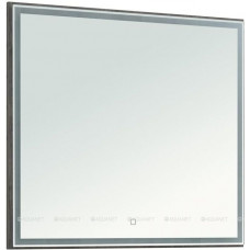 Зеркало Aquanet Nova Lite 90 прямоугольное с LED подсветкой дуб рошелье 242263